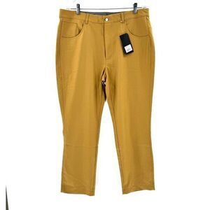 NEW TGW The Golf Warehouse Golf Pants Khaki Men's Size‎ 36x 30 No Slip Waistband